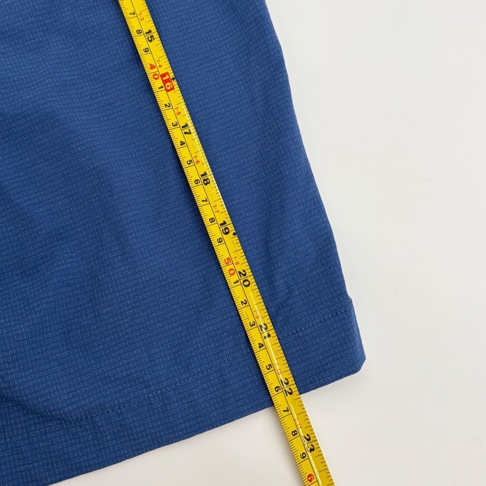 Tommy Bahama Boracay Performance Shorts Mens 40 Blue Grid Stretch Golf Casual - Picture 7 of 8